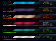 Examples of different coloured Panic Bars