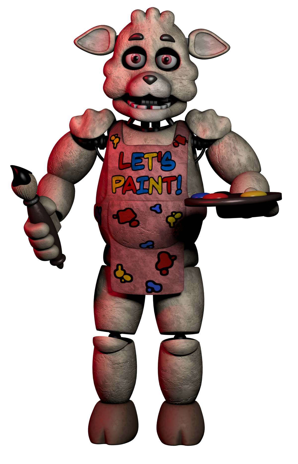 POPGOES on X: I had a go at painting some colour into the Five