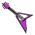 Saffron's Guitar (Pink Present)