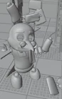 Stone's parts misaligned due to a technical error.