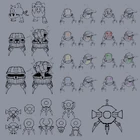 Concept Art for the "Mimic" Enemies