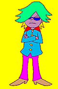 An early design for Shollkee in Pop'n Music