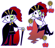 Zizz's appearance in Pop'n Music Lapistoria.