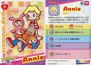 Annie's card (front & back)