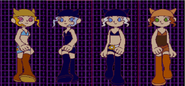 2P, 3P and 4P, 5P palettes from Pop'n Music 3