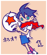 Hoshio without his....hat? mask??? from the Pop'n 9 CS site.