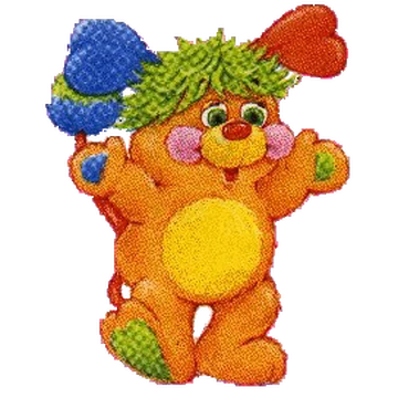 Peluche Popples Puzzle Variante Delplay - Vintage Et Rare