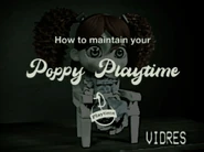 Aparece el texto "Como Mantener a tu Poppy Playtime