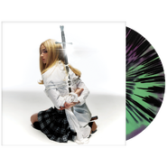 Zig Purple + Mint Green w/ Heavy Black Splatter Vinyl