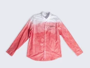I Disagree - Dip Dye Button Up (Red) ($65.00 USD)