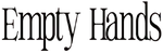 Empty Hands Logo