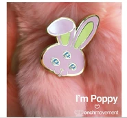 Bunny 3 Eyes Pin ($14.00 USD)