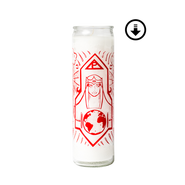 Poppy - Prayer Candle + Digital Download ($8.00 USD)