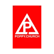 Poppy.Church Wall Flag ($9.99 USD)