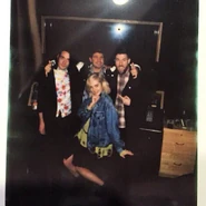 Cervini with Poppy, Sinclair, John Feldmann and Ras.