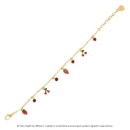 Strawberry & Cherry Candy Chain Bracelet ($60.46 USD)