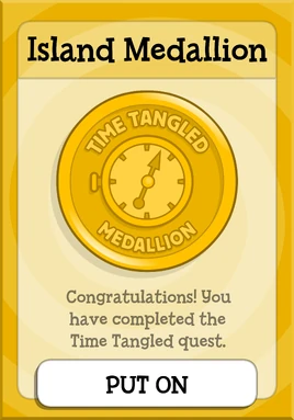 Time Tangled Island Medallion