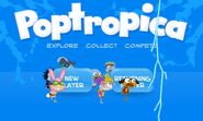 The Poptropica main page changed for the release of Super Villain Island.