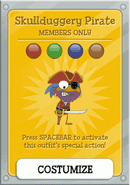 Members Only Skullduggery Pirate.