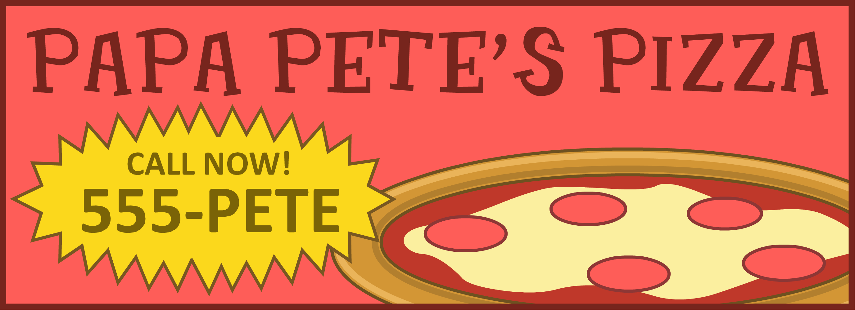 Papa Pete's Pizza Delivery