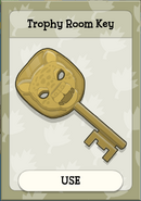 The Trophy Room Key has a leopard