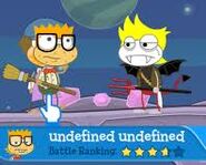 A Poptropican with Ned Noodlehead in a multi-player room.