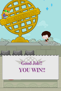 Poptropica Adventures catch win