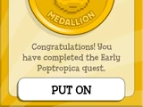 Island Medallion (Early Poptropica Island)