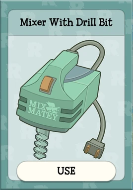 Mixer with Drill Bit