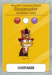 Ringmaster MCI member costume