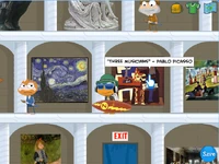 The interior of the PopArt Museum.