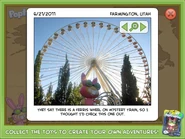 Dr. Hare's reference to Mystery Train Island while visiting Farmington, Utah.