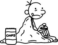 Greg playing video games.