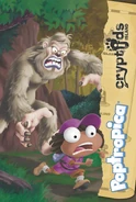 Bigfoot on the cover of the Cryptids Island book