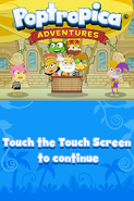 Poptropica Adventures title screen