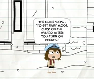 When examining the Game Guide, the player says this dialogue.