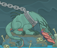 Hydra after being defeated.