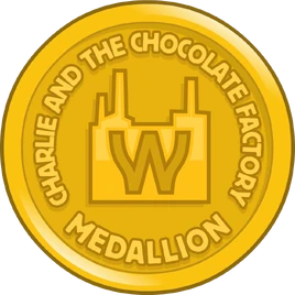 Charlie and the Chocolate Factory Medallion