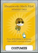 Members Only Steamworks Mech Pilot.