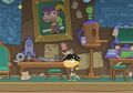 A Poptropican in Mordred's Hideout.