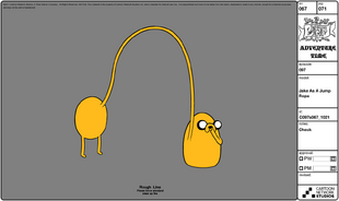 Modelsheet Jake as a Jump Rope