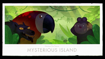 AdventureTime Mysterious Island Titlecard