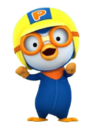 Meet Pororo, a very inquisitive and gleeful little penguin who is very curious and loves to play all day!