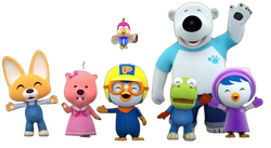 Pororo and friends characters online