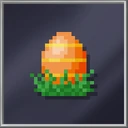 Orange Easter Egg