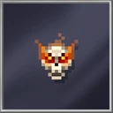 Flame Skull
