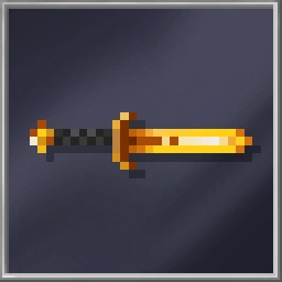 Golden Short Sword