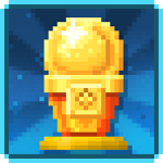 Golden Cone Statue