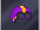 Purple Half-Head Mask