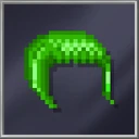 Green Bob Cut Hair